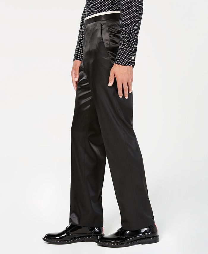 Sean John Men's Classic-Fit Black Solid Tuxedo Pants - Macy's