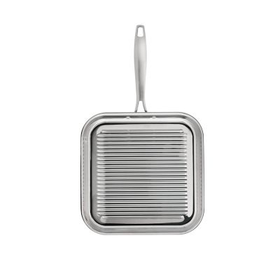 Signature 11-Inch Tri-Ply Clad Stainless Steel Grill Pan