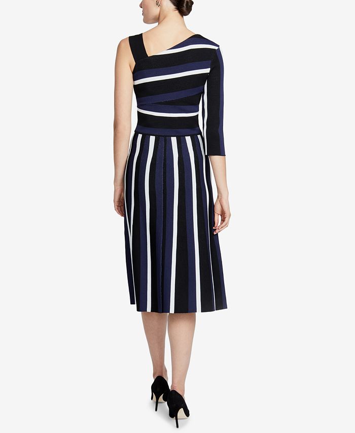 RACHEL Rachel Roy Clara Striped Asymmetrical Dress, Created for Macy's ...