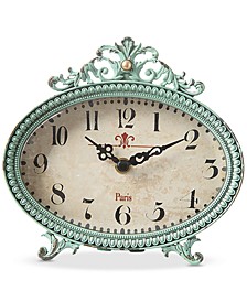 Pewter Mantle Clock 