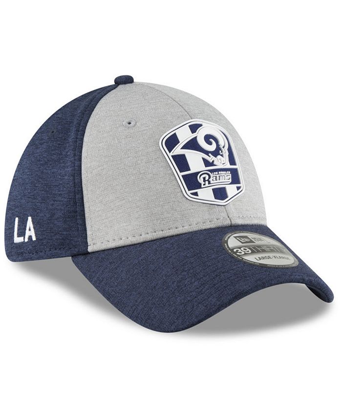 New Era Los Angeles Rams On Field Sideline Road 39THIRTY Stretch Fitted ...
