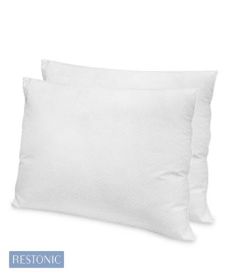 Restonic - 2 Pack Hotel Quality Gel Fiber Pillow