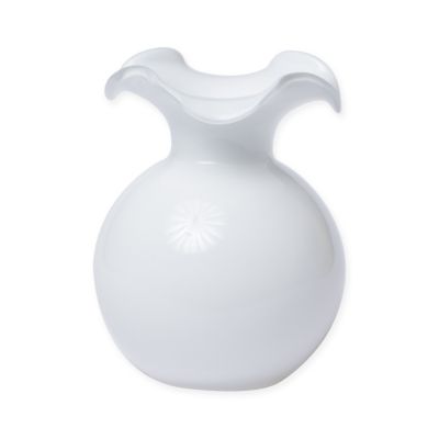 Hibiscus Glass Small Fluted Vase