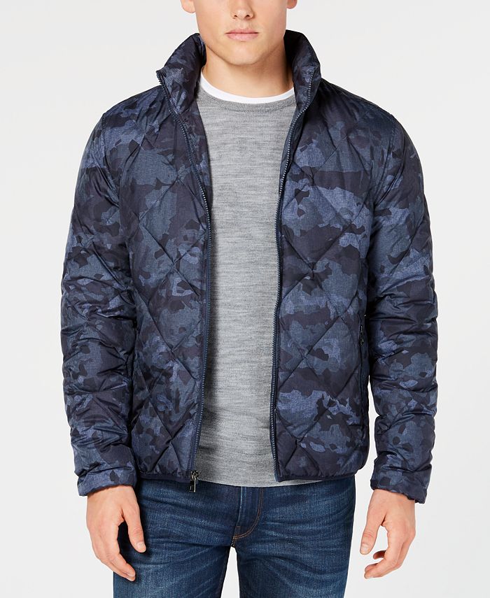 Michael Kors Men's Camo Packable Jacket - Macy's