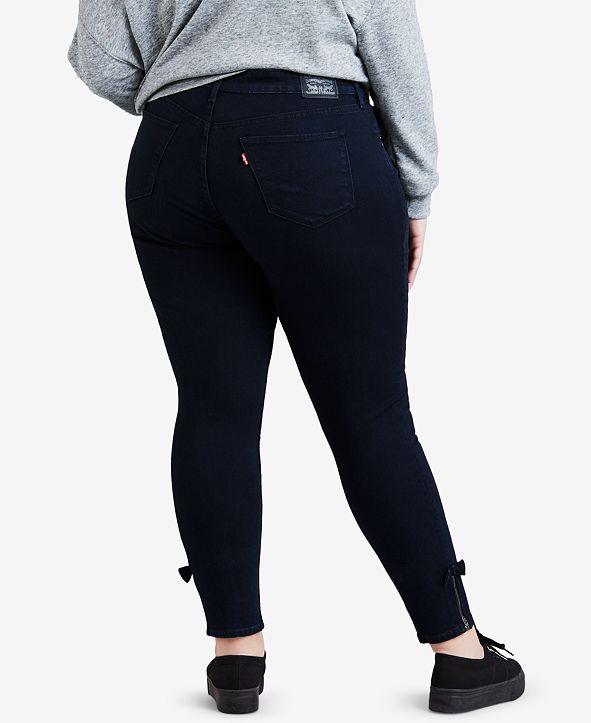 levi's plus size wide leg jeans