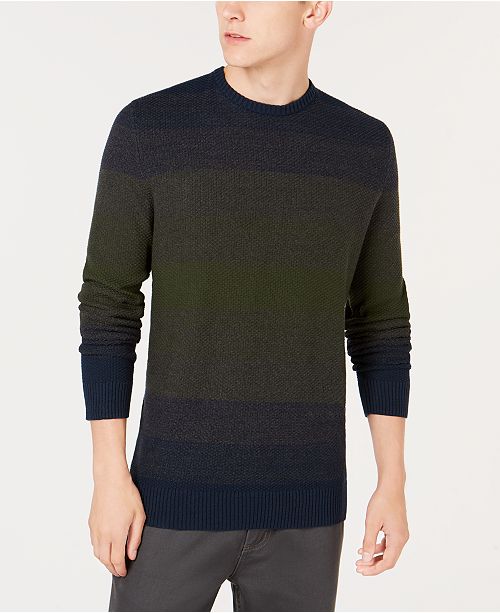 Alfani Men's Striped Sweater, Created for Macy's - Sweaters - Men - Macy's