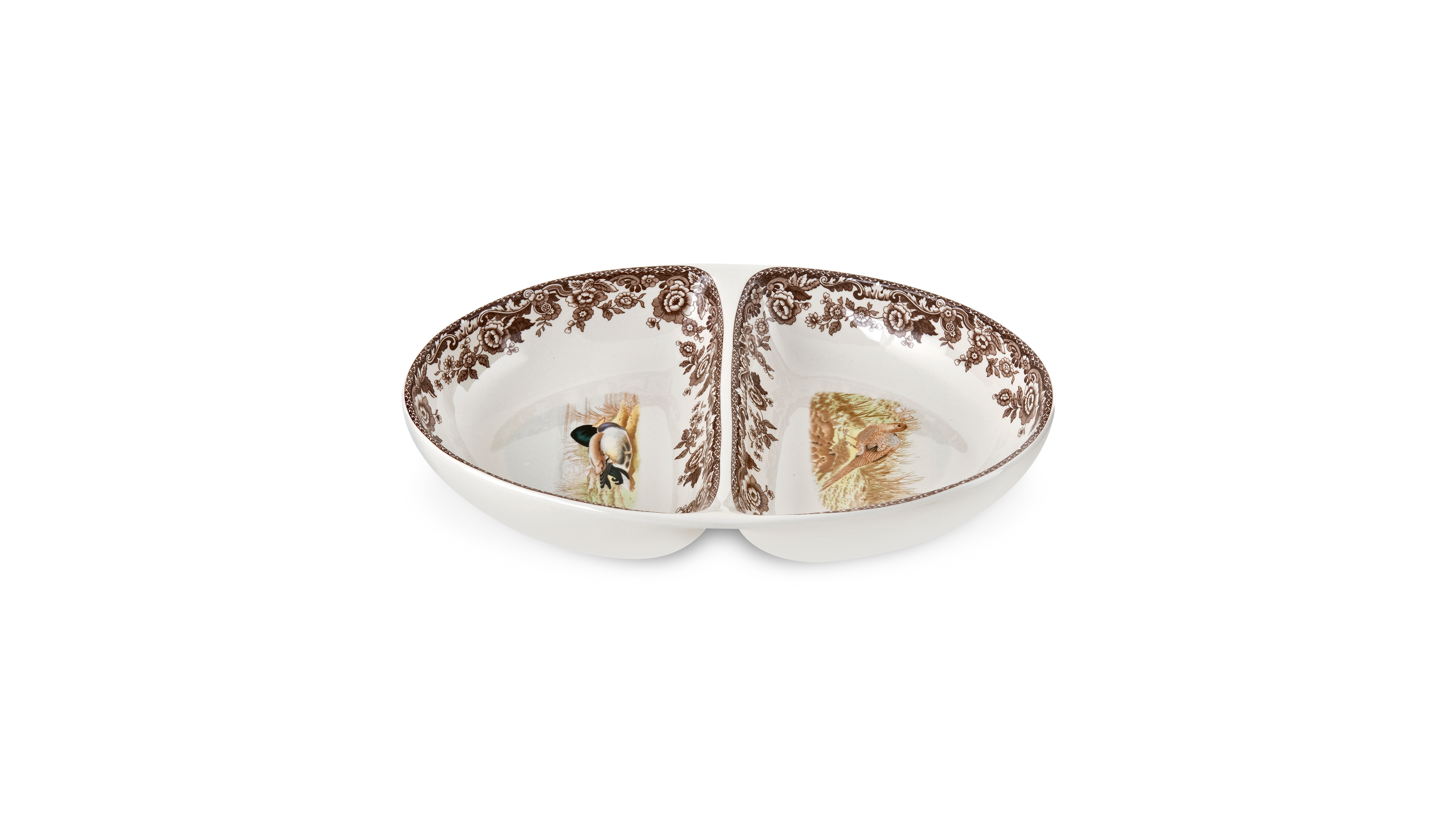 Spode Woodland Bird Divided Dish