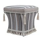 Jennifer Taylor Home Savannah Ottomane In Neutral – Quadratischer Sockel-Ottomane, 45% Polyester, 55% Baumwolle