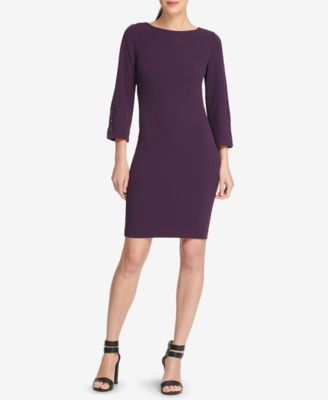 DKNY - Long-Sleeve Shift Dress