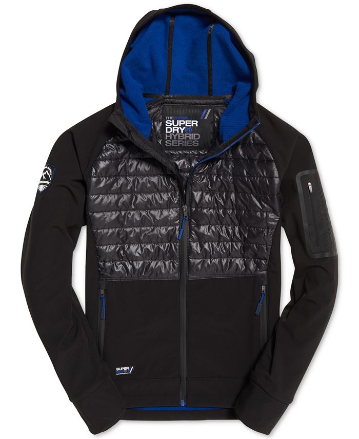 Superdry Men's Mountain Softshell Hybrid Jacket Macy's