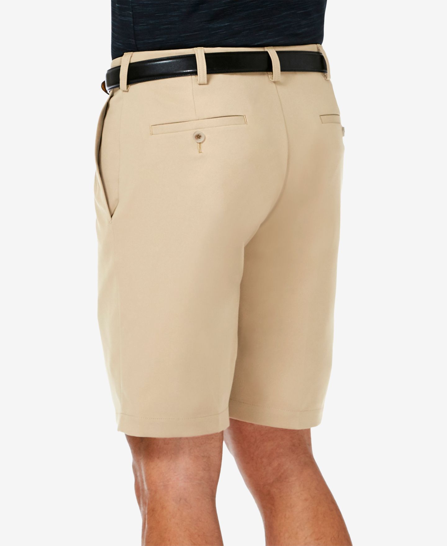 Мужские шорты Haggar Cool 18 PRO® Classic-Fit Stretch Pleated 9.5" Shorts, цвет: Хаки — фото 3
