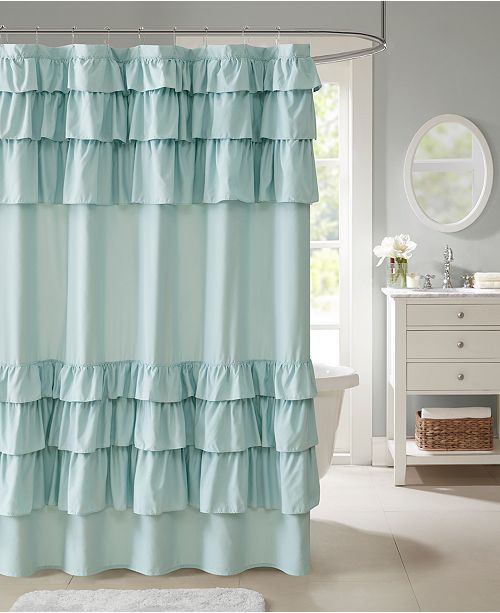Madison Park Grace 72 X 72 Ruffled Shower Curtain Reviews