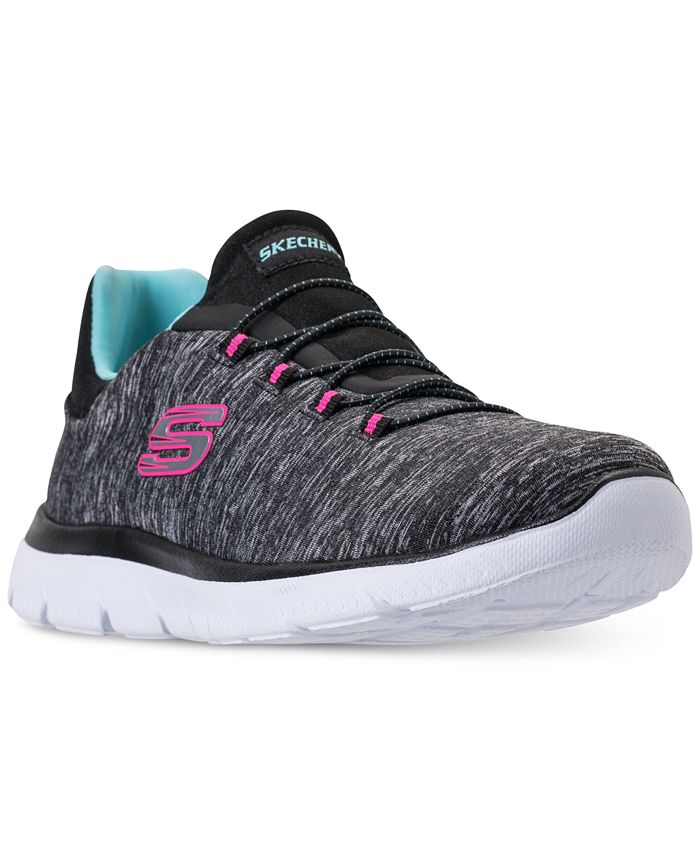 Skechers Women's Summits Quick Getaway Wide Width Walking Sneakers
