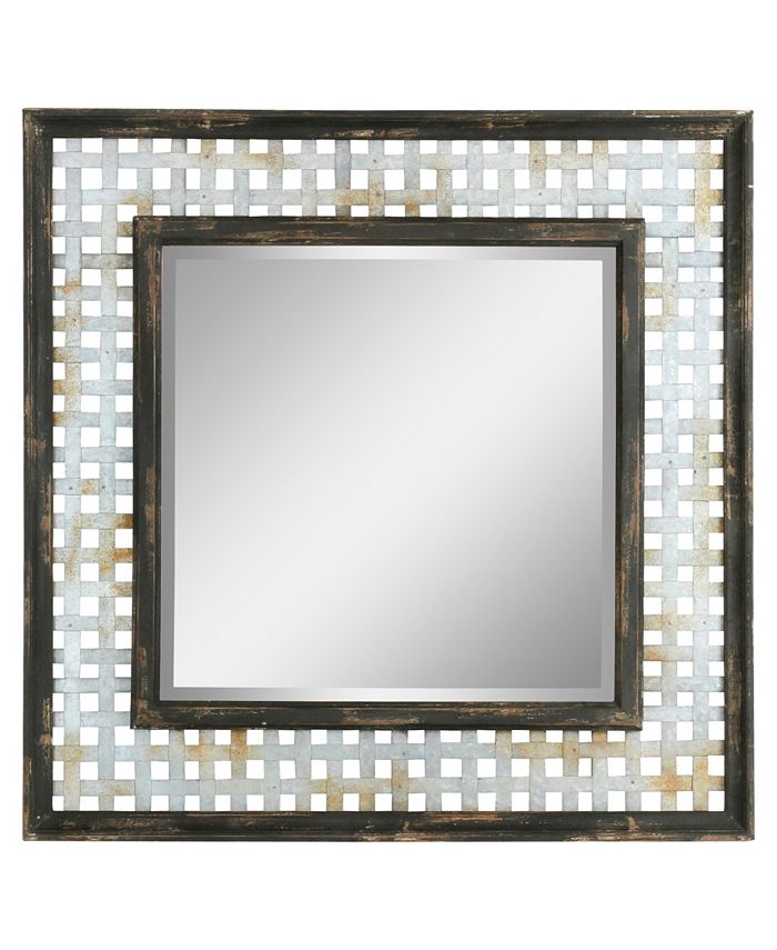 Aspire Home Accents Bergen Square Farmhouse Wall Mirror Macy's