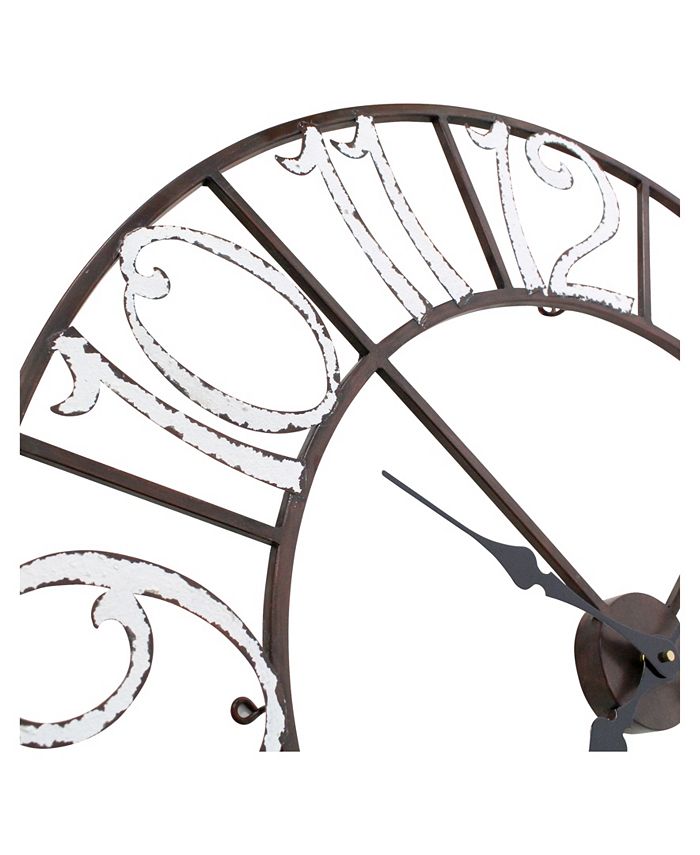 Aspire Home Accents Zandra Metal Wall Clock Macy's