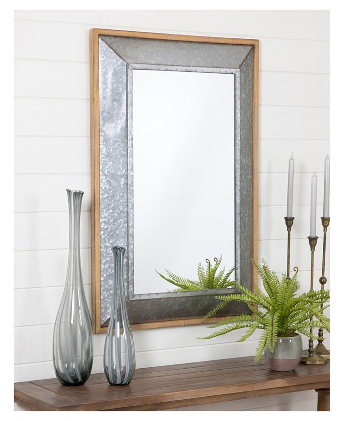 Aspire Home Accents Crosby Farmhouse Wall Mirror Macy's
