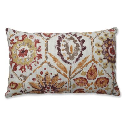 Pillow Perfect - Antique Stone Spice Rectangular Throw Pillow