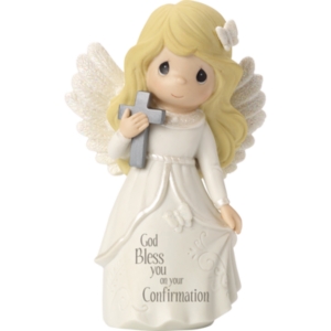 Precious Moments Confirmation Angel Figurine In Multi