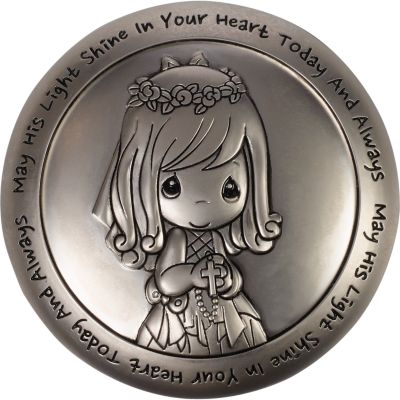 May His Light Shine First Communion Rosary and Box, Girl