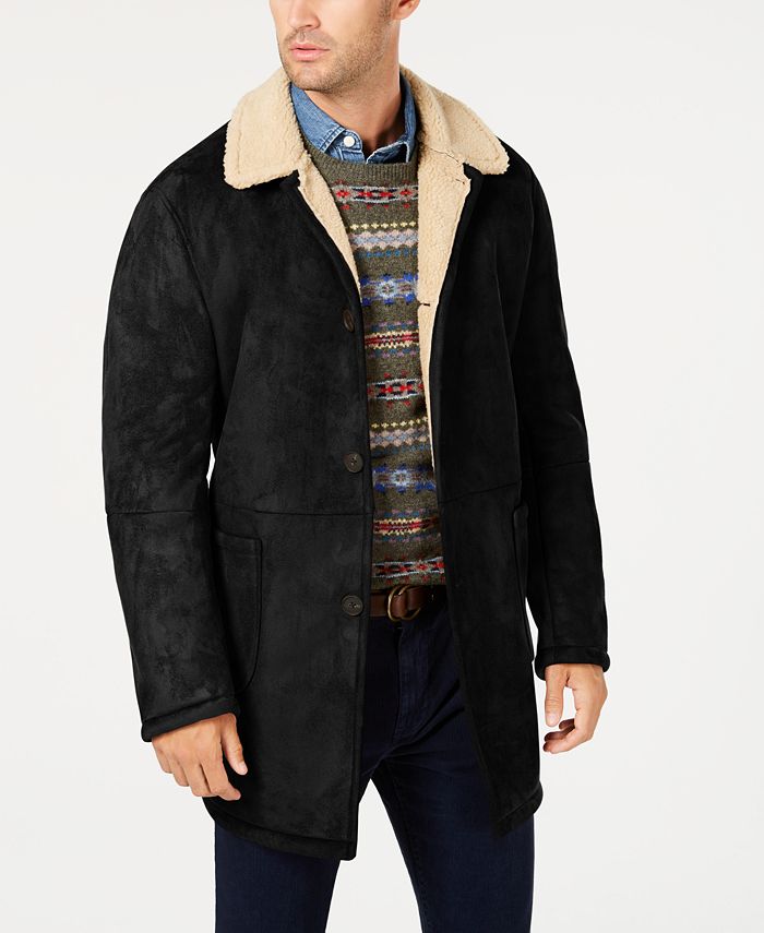 Total 61+ imagen lauren ralph lauren men’s lefferts classic fit faux shearling overcoat