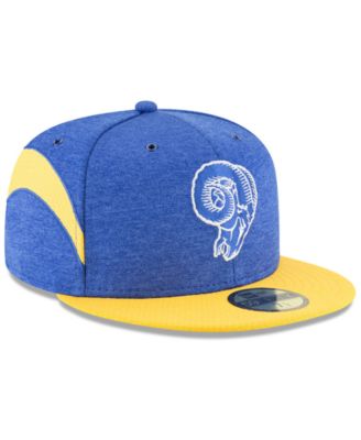 New Era Boys' Los Angeles Rams On Field Sideline Home 59FIFTY Fitted ...