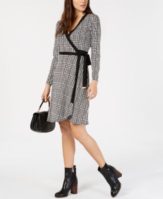 Tommy Hilfiger - Houndstooth Wrap Dress