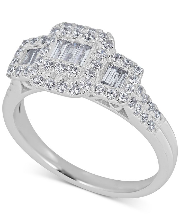 Macy's baguette ring on sale