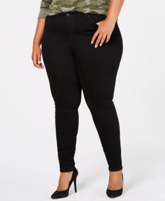 plus size black jeans