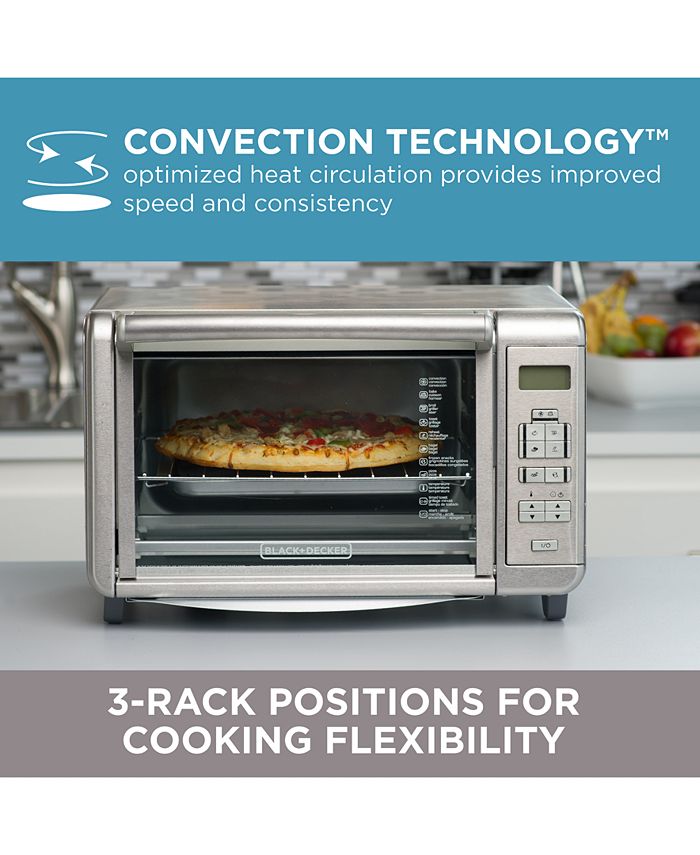 Black & Decker 6Slice Digital Convection Counter Top Toaster Oven