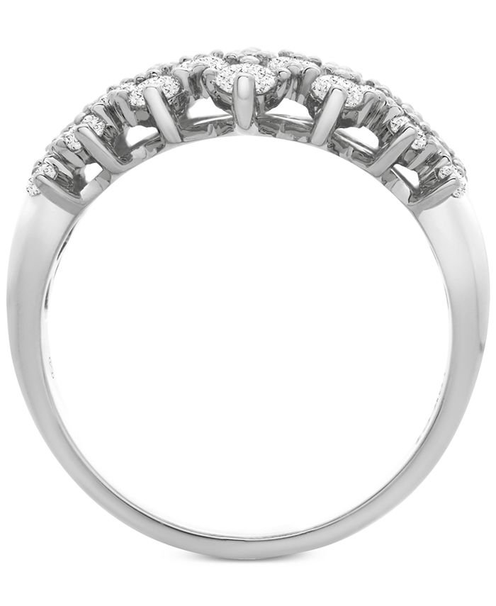 Macy's Wrapped in Love™ Diamond Honeycomb Ring (1-1/2 ct. t.w.) in 14k ...