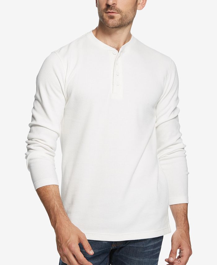 Weatherproof Vintage Men's WaffleKnit Henley Macy's