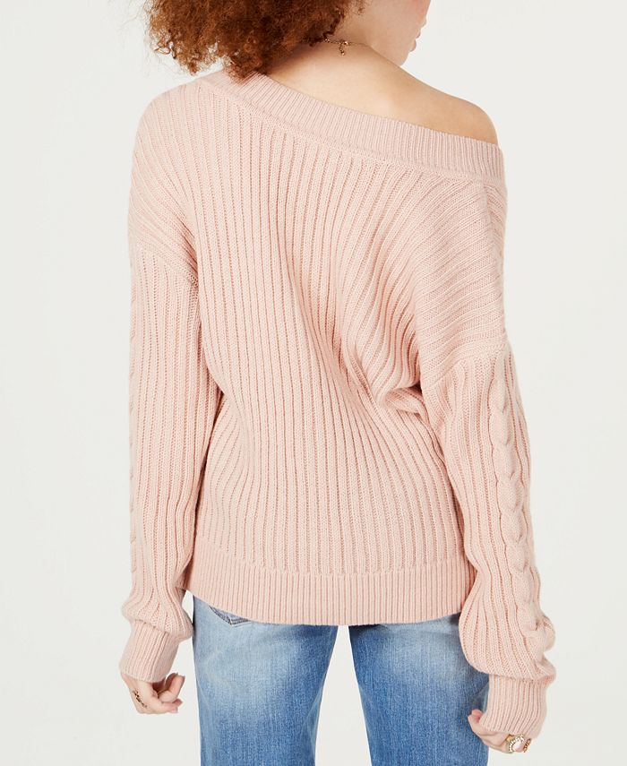 American Rag Juniors' Marled Ribbed Sweater, Created for Macy's - Macy's