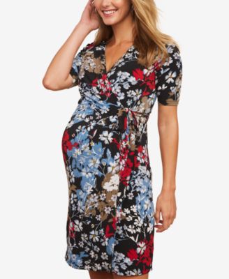 Motherhood Maternity Wrap Dress - Macy's