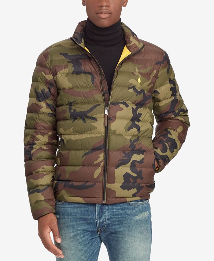 Polo Ralph Lauren Men's Big & Tall Camouflage Packable Down Jacket - Macy's