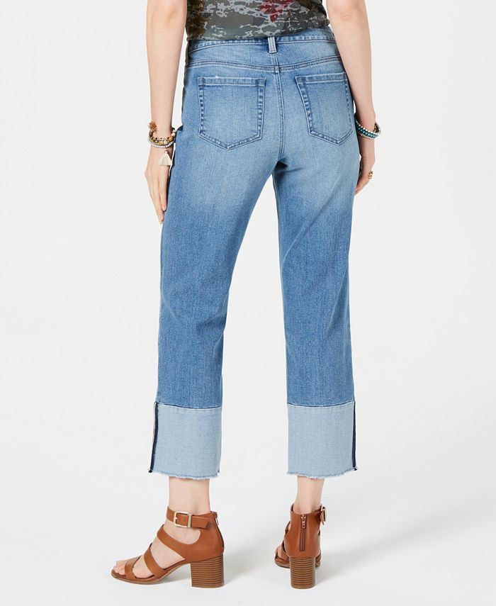 Style & Co Cuffed Cropped Jeans Macy's