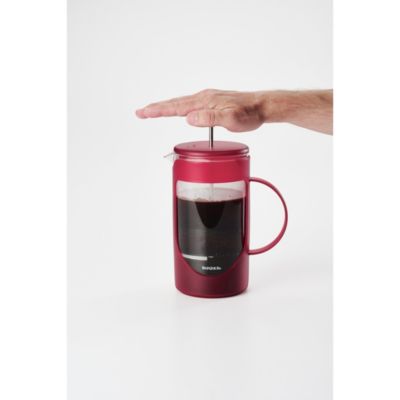 Coffee Unbreakable 40oz Plastic French Press with Lock and Toss™ Filter