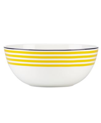 kate spade new york - Sea Cliffs Stripe Bowl
