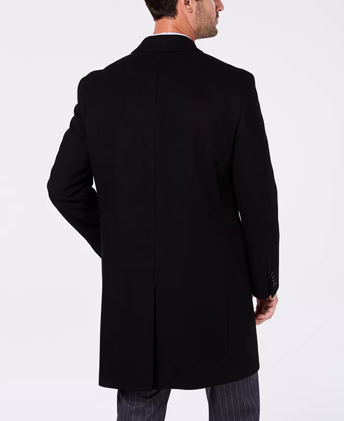 Men's Classic-Fit Batten Overcoat - thumbnail 2