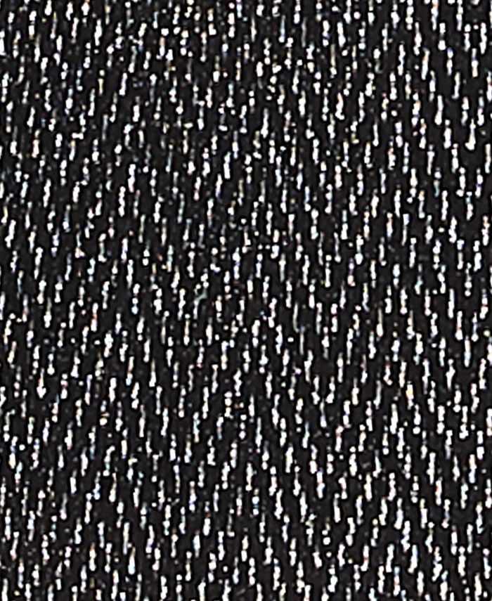 Sequin Hearts Junior's Grid Pattern Skater Dress Black Size X-Large