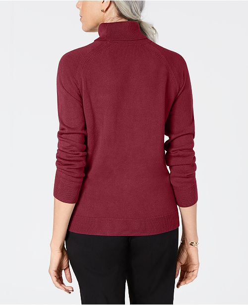Karen Scott Turtleneck Sweater, Created for Macy's & Reviews - Sweaters ...
