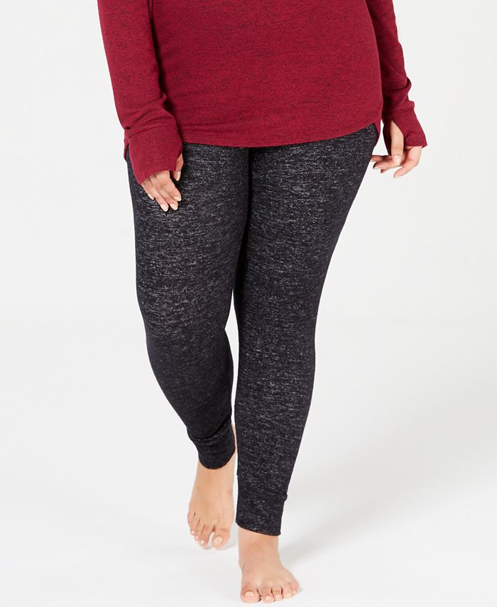 Cuddl Duds Plus Size SoftKnit Leggings Macy's