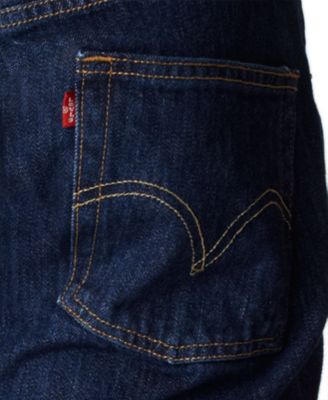 Men's 501 Regular-Fit Button Fly Non-Stretch Jeans