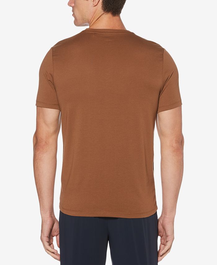 Perry Ellis Playera Elástica Pima Con Cuello Redondo Para Color Negro | Meses sin interés