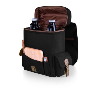 Legacy&reg; by Picnic Time Black Moreno 3-Bottle Wine & Cheese Tote