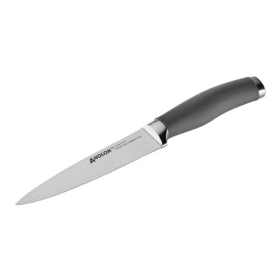 Anolon - SureGrip 6" Japanese Stainless Steel Utility Knife with Sheath