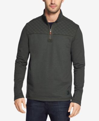G.H. Bass & Co. Men's Mountain Wash Quarter-Zip Fleece Pullover - Macy's
