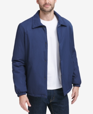Cole Haan Men's Coaches Jacket with Sherpa-Fleece Lining