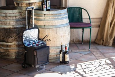 Legacy&reg; by Picnic Time Cellar 6-Bottle Wine Carrier & Cooler Tote with Trolley