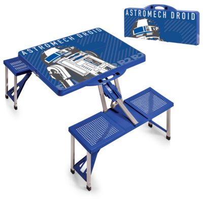 Oniva&reg; by Star Wars R2-D2 Picnic Table Portable Folding Table with Seats