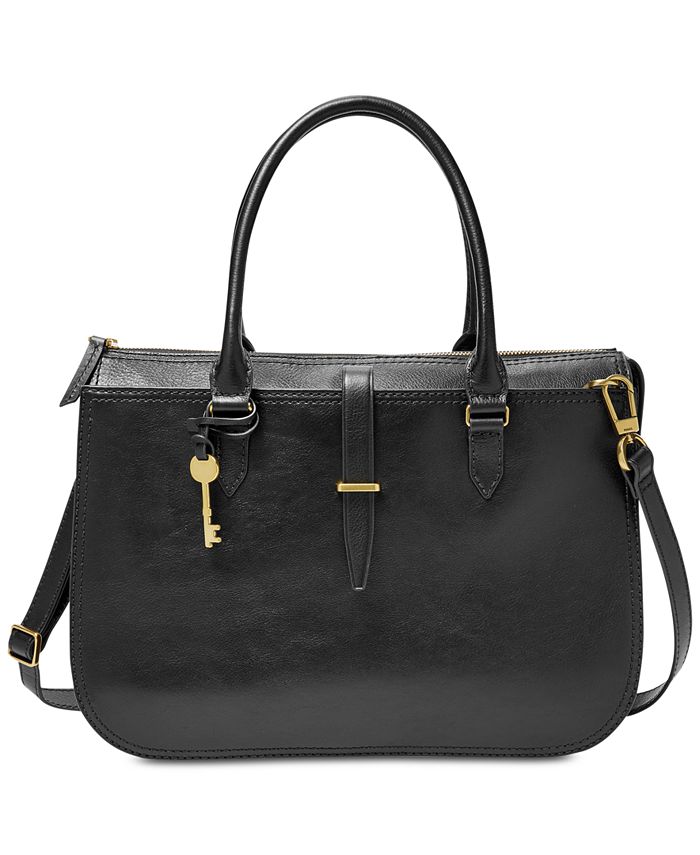 Fossil Ryder Leather Work Bag Satchel & Reviews - Handbags ...